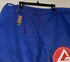 Gracie Barra Pants Adult A5 Blue Equipe GB Edition Jiu Jitsu Ripstop BJJ