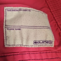 Gracie Barra Equipe F2 Womens Pink BJJ Gi Jacket Jiu Jitsu Kimono