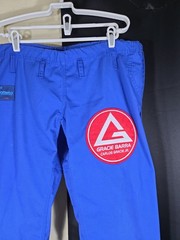 Gracie Barra Blue GB Equipe Edition Jiu Jitsu Atleta Pants Only Adult Size A1L