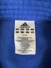 Adidas Judo Gi Jacket Kimono Top Mens Large Blue 100% Cotton Training Adult