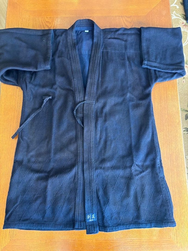 Japanese Kendo Gi Jacket Uniform Ken Oh Dark Blue Size 3.5 Martial Arts