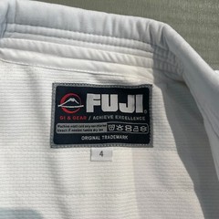 Fuji Judo Gi White Adult and Kids Unisex Includes Judo Belt Judo BJJ Jiujitsu