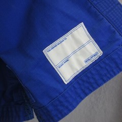 Gracie Barra Equipe Jiu Jitsu Gi Youth Jacket Blue BJJ Active Kimono Jacket Y4