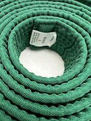 Taekwondo Gi Kids Size 1/150 Blue 2-Piece Used. With 2 Belts Green And White.