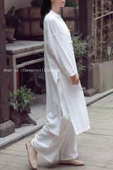 Vintage Women Chinese Tang Suit Tai Chi Coat Top Martial Arts Kung Fu Uniform
