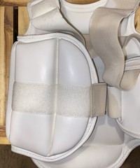 Adidas WKF Kids Karate Chest Protector Size XXS White