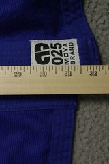 Moya Brand 025 Jiu-Jitsu Gi Jacket Unisex A2 Royal Blue Cotton Open Front Karate