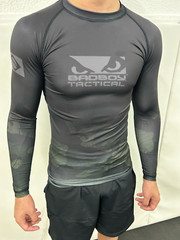 New Bad Boy Tactical Rashguard Black Camo Gi MMA BJJ Made in Brazil Adult