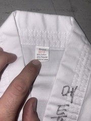 Size 000/120 Ages 6-10 WHITE 16 Oz. Gi Heavy Weight Karate Uniform New