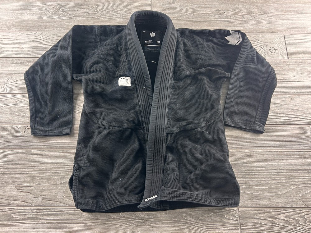KINGZ The One Kimonos Kore GI Black Long Sleeve Size M2 Jiu Jitsu BJJ MMA