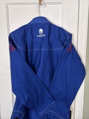 Verus New Blue Red And White Cotton Adult Jiu Jitsu Jacket A2 GLADIUS BRAZILIAN