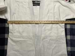 Fuji Gi White Jiu Jitsu MMA Kimono Top BJJ Martial Arts Single Weve No Belt Sz 3