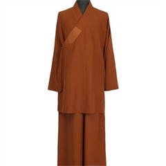 Buddhist Shaolin Monk Robe Full Set Meditation Uniforms Linen Kung Fu Suit Gift