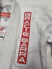 Gracie Barra Equipe Edition Kimono/Pants Gi White Youth Y2 Brazilian Jiu-Jitsu