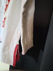 Gracie Barra Storm Kimono Jacket Only Adult Size A0 White MMA Jiu Jitsu BJJ GUC