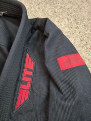 Elite Sports BJJ Gi Womens F3 Black Red Jiu-Jitsu Kimono Jacket Pants