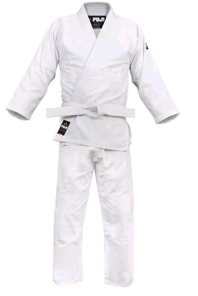 New Fuji Sports Mens Womens Single Weave Judo Gi Kimono – White Size 7