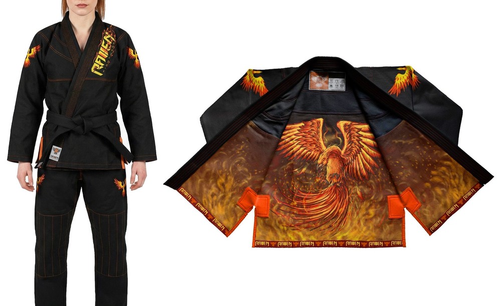 Raven Fightwear Women’s The Phoenix Brazilian Jiu Jitsu Uniform Premium BJJ Gi