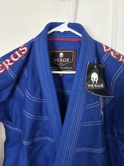 Verus New Blue Red And White Cotton Adult Jiu Jitsu Jacket A2 GLADIUS BRAZILIAN