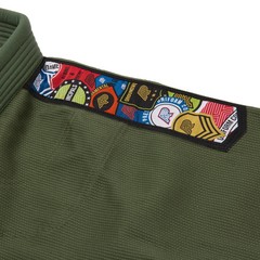 Ap New 450gsm A2 BJJ Albino and Preto Fundamenta Olive Green „With Bags”