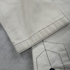 Fuji Sekai BJJ Gi Kimono Jacket White Mens A1 Brazilian Jiu Jitsu Embroidered