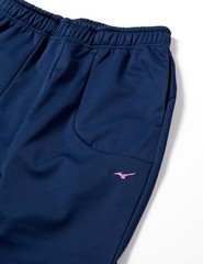 Mizuno Sauna suits Women Weight loss wear top and bottom set Navy Pink