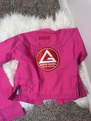 Gracie Barra Girls Pink Jiu Jitsu GI Kimono Y1