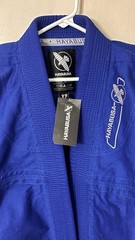 Hayabusa Kids BJJ Gi Y2 Blue Ripstop Pants 350GSM Pearl Weave NWT Jujitsu MMA