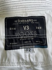 „Hooks V3” Women’s White Size F2 Jiu Jitsu GI 93brand