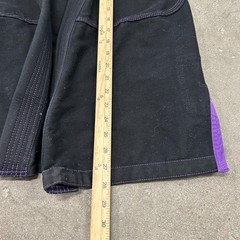 Sanabul Jiu Jitsu Kimono Uniform Womens W4 Black Cotton Open Front Drawstring