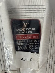 Vector Men’s BJJ Gi with Bonus White Belt Ripstop Pants for Brazilian Jiu Jitsu