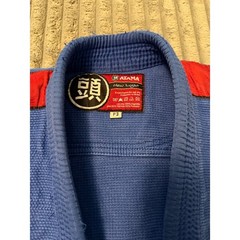 Atama New Light BJJ Kimono Gi Blue Size F3 Brazilian Jiu Jitsu Uniform No Belt