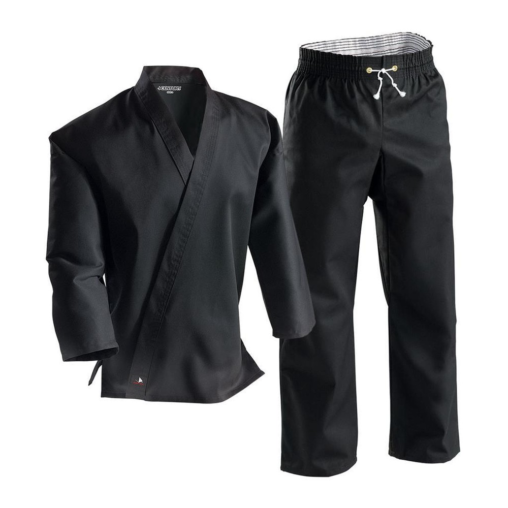Century Black 8oz Middleweight Uniform Gi with Contact Pants Size 6 New