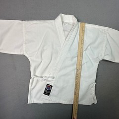 ProForce Karate Gi Martial Arts Uniform Top with White Belt Sz 00 White Student