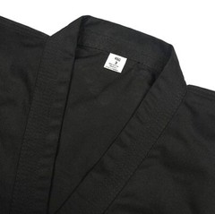 NEW Lightweight Karate Uniform Gi 6.0 oz White & Black w/ White Belt ADULT & KID
