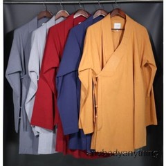 2PCS High-grade Cotton&Linen Shaolin Monk Kung Fu Clothing Zen Buddhist Uniforms