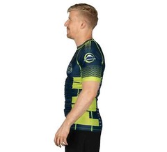 Fuji Match MMA BJJ Jiu Jitsu ShortSleeve Short Sleeve SS Rashguard – Navy Blue