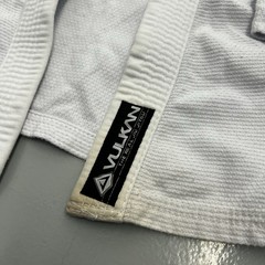 Vulkan Jiujitsu Kids Youth GI Size M1 White Made In Brazil Uniform