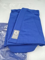 Symmetry Jiu-Jitsu Kids Gi Uniform Set Small A1 Blue 450 GSM White Belt New