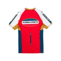 A&P BRG Comp SS RASHGUARD & TRAINING FITTED SHORTS MMA SET BJJ – ALBINO & PRETO