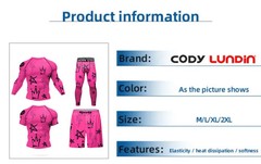 Men MMA Tracksuit Rashguard Jiu Jitsu BJJ Boxing Muay Thai Set