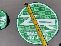 ZR TEAM Brazillian Jiu-Jitsu 2 Patches BJJ Gi Uniform Patch MMA Competition