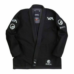 BJJ Gi Shoyoroll RVCA V2 kimono Uniform Batch 60 450 GSM Black **With Bag**