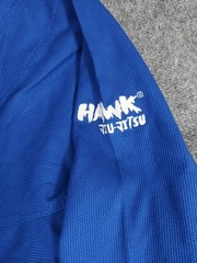 Hawk Jiu Jitsu Gi BJJ A2 Long Sleeve Blue Top Kimono Jacket Uniform Martial Arts