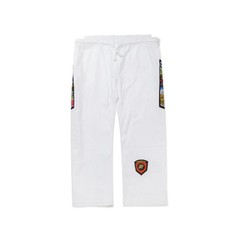 Albino and Preto Fundamental Gi Reserve White BJJ Gi JIU JITSU Kimono 450GSM