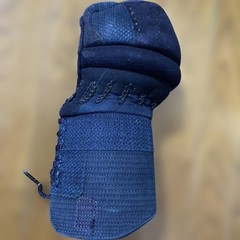 Japanese Kendo Kote Gloves Armor Navy Blue Size M Elementary Junior