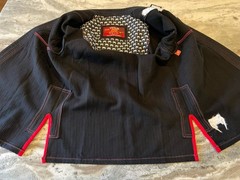 NEW Venum Brazilian Jiu-Jitsu BJJ Gi Absolute Black Size A1.5 Adult Kimono