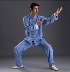 Linen Blend Kung Fu Tai Chi Clothing Martial Arts Clothes Taijiquan Wushu