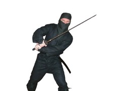 Vintage Ninja Uniform Bear Brand