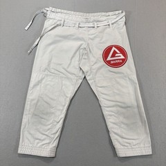 Gracie Barra Gi Jiu Jitsu MMA Kimono Pants & Jacket A2 Set Unisex White Read